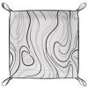 Abstract Topographic Map Dice Tray Dice Rolling Tray Folding Dice Holder for Dice Games, Like RPG, DND and Other Table Games view 2
