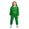 LOLANTA Kids Hip-hop Dance Costume Girls Dance Outfits Green Sequin Costume for Saint Patrick's Day (Green, 8-9 Years) view 1