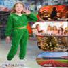 LOLANTA Kids Hip-hop Dance Costume Girls Dance Outfits Green Sequin Costume for Saint Patrick's Day (Green, 8-9 Years) view 3