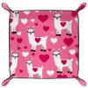 Alpaca Lover Dice Tray Dice Rolling Tray Folding Dice Holder for Dice Games, Like RPG, DND and Other Table Games view 2