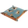 Beagle Dogs Dice Tray Dice Rolling Tray Folding Dice Holder for Dice Games, Like RPG, DND and Other Table Games view 1