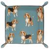 Beagle Dogs Dice Tray Dice Rolling Tray Folding Dice Holder for Dice Games, Like RPG, DND and Other Table Games view 2