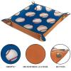 Baseballs Dice Tray Dice Rolling Tray Folding Dice Holder for Dice Games, Like RPG, DND and Other Table Games view 3
