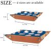 Baseballs Dice Tray Dice Rolling Tray Folding Dice Holder for Dice Games, Like RPG, DND and Other Table Games view 4