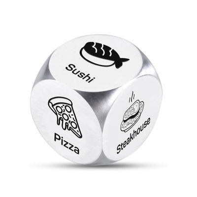 Anniversary for Men Women Couples Stocking Stuffers Date Night Dice Ideas Food Dice Decider for Boyfriend Girlfriend Wife Husband Couples Valentines Day Gifts