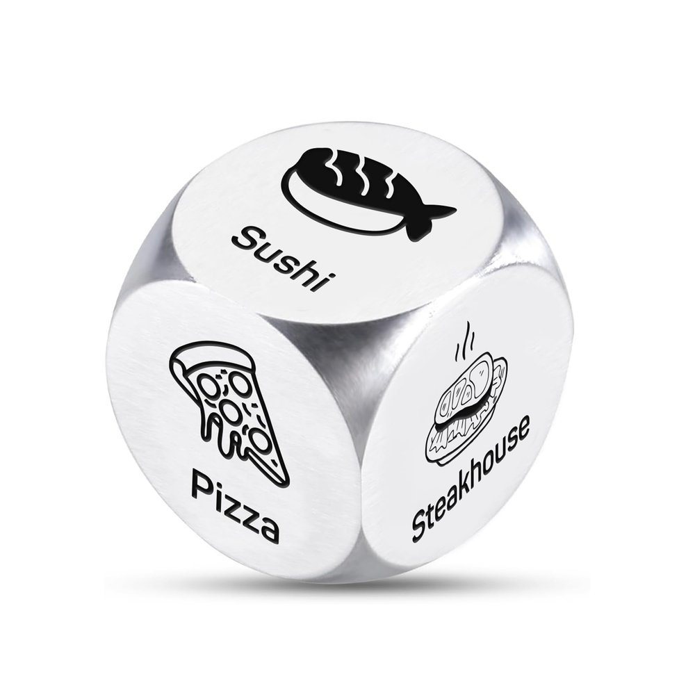 Anniversary for Men Women Couples Stocking Stuffers Date Night Dice Ideas Food Dice Decider for Boyfriend Girlfriend Wife Husband Couples Valentines Day Gifts