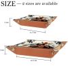Horse Floral Dice Tray Dice Rolling Tray Folding Dice Holder for Dice Games, Like RPG, DND and Other Table Games view 4