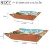 Alpaca and Cactus Dice Tray Dice Rolling Tray Folding Dice Holder for Dice Games, Like RPG, DND and Other Table Games view 4