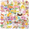 100PCS Easter Stickers, Cute Bunny, Eggs & Spring Crafts, Perfect Easter Basket Stuffers, Party Favors & DIY Craft Supplies, Durable, Reusable Easters Decorations view 1