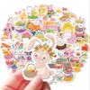 100PCS Easter Stickers, Cute Bunny, Eggs & Spring Crafts, Perfect Easter Basket Stuffers, Party Favors & DIY Craft Supplies, Durable, Reusable Easters Decorations view 2