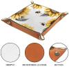 Bees and Sunflowers Dice Tray Dice Rolling Tray Folding Dice Holder for Dice Games, Like RPG, DND and Other Table Games view 3