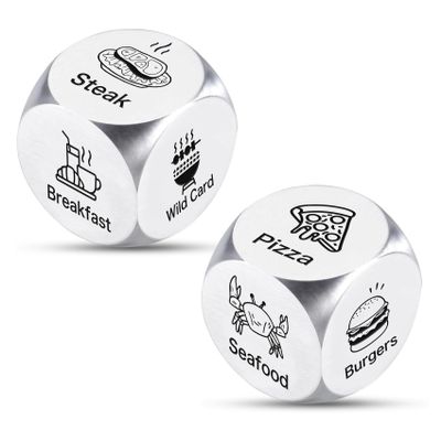 Gifts for Boyfriend Girlfriend Anniversary Ideas Gifts for Men Women Stocking Stuffers Date Night Dice Food Dice,Couple Christmas Birthday Valentines Day Gift for Husband Wife Wedding Gift