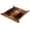 Autumn Forest Deers Dice Tray Dice Rolling Tray Folding Dice Holder for Dice Games, Like RPG, DND and Other Table Games view 1