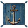 Anchor on a Planks Dice Tray Dice Rolling Tray Folding Dice Holder for Dice Games, Like RPG, DND and Other Table Games view 2