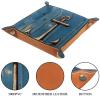 Anchor on a Planks Dice Tray Dice Rolling Tray Folding Dice Holder for Dice Games, Like RPG, DND and Other Table Games view 3