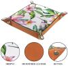 Hummingbird Plumeria Flowers Dice Tray Dice Rolling Tray Folding Dice Holder for Dice Games, Like RPG, DND and Other Table Games view 3