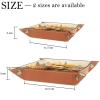 Bee Flowers Dice Tray Dice Rolling Tray Folding Dice Holder for Dice Games, Like RPG, DND and Other Table Games view 4