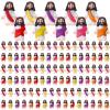 Bememo 100 Pcs Jesus Toys Little Jesus Figurine Miniature Jesus Doll Tiny Jesus Figurine to Hide and Seek Classic Religious Gifts for Easter Egg Stuffers(Bright Colors) view 1