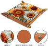 Sunflower Daisy Dice Tray Dice Rolling Tray Folding Dice Holder for Dice Games, Like RPG, DND and Other Table Games view 3