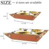 Bees Sunflowers Dice Tray Dice Rolling Tray Folding Dice Holder for Dice Games, Like RPG, DND and Other Table Games view 4
