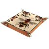 Bees Dice Tray Dice Rolling Tray Folding Dice Holder for Dice Games, Like RPG, DND and Other Table Games view 1