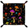 Colorful Mushroom Dice Tray Dice Rolling Tray Folding Dice Holder for Dice Games, Like RPG, DND and Other Table Games view 2
