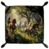 Horses Forest Flowers Dice Tray Dice Rolling Tray Folding Dice Holder for Dice Games, Like RPG, DND and Other Table Games view 2