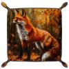 Autumn Tree Fox Dice Tray Dice Rolling Tray Folding Dice Holder for Dice Games, Like RPG, DND and Other Table Games view 2