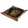 Leopard Dice Tray Dice Rolling Tray Folding Dice Holder for Dice Games, Like RPG, DND and Other Table Games view 1