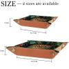 Leopard Dice Tray Dice Rolling Tray Folding Dice Holder for Dice Games, Like RPG, DND and Other Table Games view 4