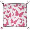 Pink Butterflies Dice Tray Dice Rolling Tray Folding Dice Holder for Dice Games, Like RPG, DND and Other Table Games view 2