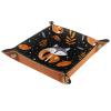 Autumn Fox Leaves Dice Tray Dice Rolling Tray Folding Dice Holder for Dice Games, Like RPG, DND and Other Table Games view 1