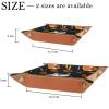 Autumn Fox Leaves Dice Tray Dice Rolling Tray Folding Dice Holder for Dice Games, Like RPG, DND and Other Table Games view 4