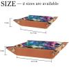 Galaxy Skull Florals Dice Tray Dice Rolling Tray Folding Dice Holder for Dice Games, Like RPG, DND and Other Table Games view 4