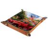 American Truck Flower Dice Tray Dice Rolling Tray Folding Dice Holder for Dice Games, Like RPG, DND and Other Table Games view 1