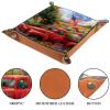 American Truck Flower Dice Tray Dice Rolling Tray Folding Dice Holder for Dice Games, Like RPG, DND and Other Table Games view 3
