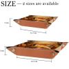 Autumn Fox Head Dice Tray Dice Rolling Tray Folding Dice Holder for Dice Games, Like RPG, DND and Other Table Games view 4