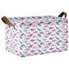 ALAZA Fish Dolphin White Rectangular Closet Storage Box Storage Bin Basket Storage Cube with Leather Handles Nursery Storage Laundry Hamper 2 Piece view 1