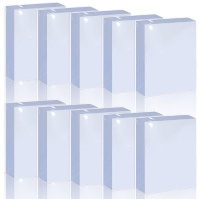 1000 Counts Premium Standard Baseball Trading Card Sleeves, Plastic Clear Protector, Soft Perfect Fit for Penny, Football, and Sports Cards
