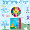 36 Color Kids Washable Finger Paint Set with Drawing Book,Funny Finger Painting Kit with Book for Finger Drawing Pad for Halloween,DIY,Art,Early Learning Gift view 2