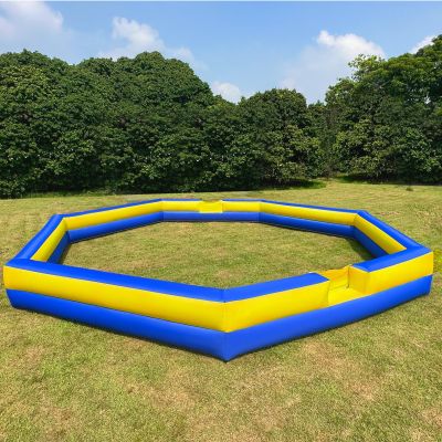 Giant 26Ft Gaga Ball Pit Inflatable with Built-in Blower, Portable Gagaball Court for Indoor Outdoor Family Activities Inflatable Sport Games