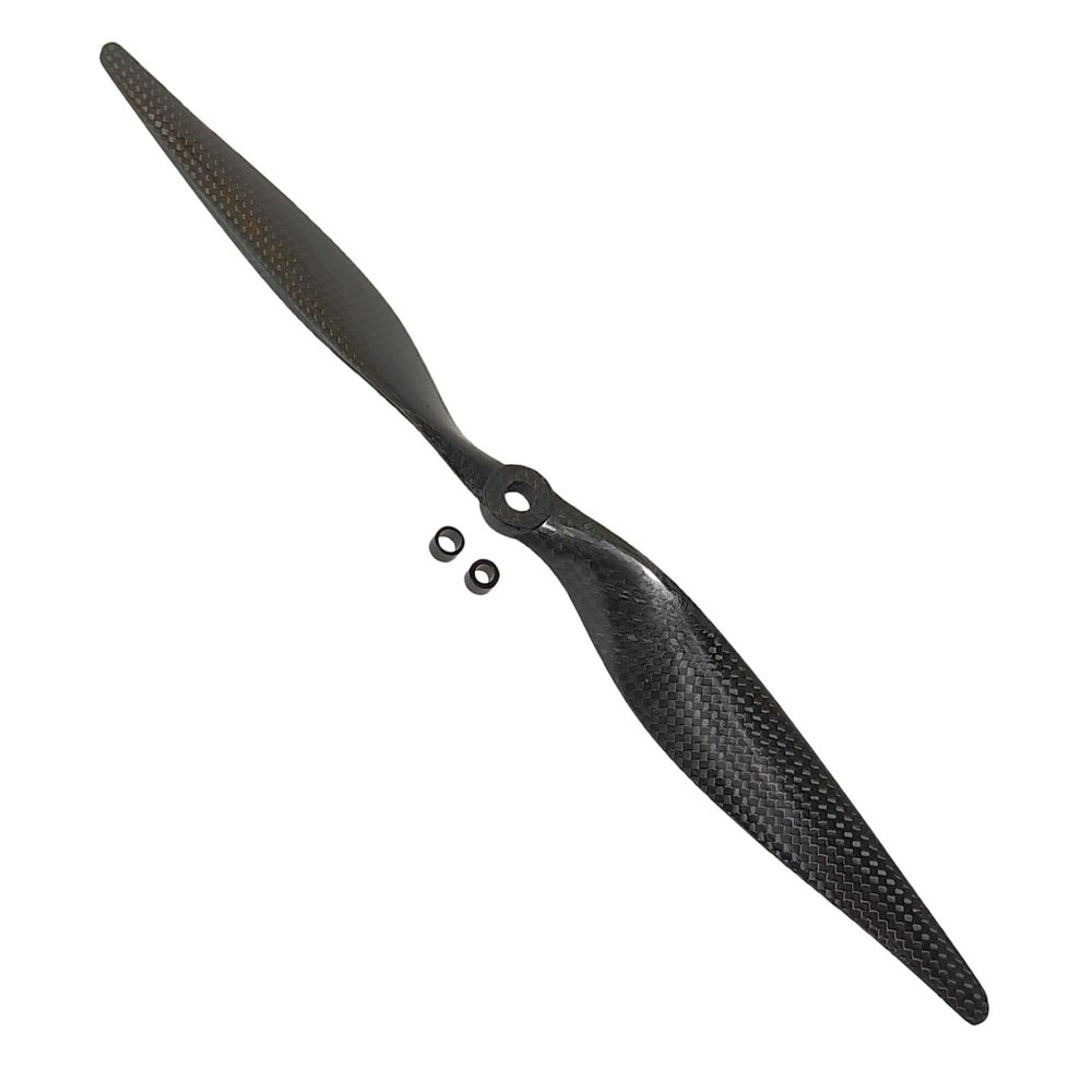 13x6.5 Carbon Fiber Electric Propeller for RC Model Airplane Warbird Sporter Trainer (CW Puller)
