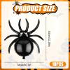 10pcs Halloween Spider Balloons, 32.28x30.7 Inch Large Spider Foil Balloons Scary Halloween Balloons for Halloween Themed Props Party Decorations Supplies view 2