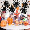 10pcs Halloween Spider Balloons, 32.28x30.7 Inch Large Spider Foil Balloons Scary Halloween Balloons for Halloween Themed Props Party Decorations Supplies view 4