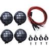 cvking RC Front Rear Lamp Group Compatible with for traxxas for Hsp 1/10 Rc Crawler Car Accessory Rc Car Parts 4 Lamp Beads White Light with Lampshade RC Car Light view 2