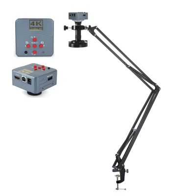 LIUZHENZHEN 48MP 4K 60FPS 1/2" 1080P HDMI USB Industrial Video Digital Microscope Camera 130X Zoom C Mount Lens USB-PC Output Resolution 4K
