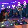 Dance Mat Toys for 3-12 Year Old Girls Boys,Dance Mat for Kids with Light Up 12-Buttons, 2-Player Dance Toy for Toddler with 5 Modes,Birthday Xmas Gifts for 3 4 5 6 7 8 9 10+ Year Old Girls Boys Kids view 3