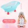 SUKIPIN Baby Doll Bath Set, Bathtub Baby Doll Playset for Todders, Valentines Day Gifts for 3 4 5 Year Old Girls, Easter Basket Stuffers for Toddlers Kids (Bathtub Set) view 3