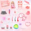 SUKIPIN Valentines Day Gifts for Kids, Baby Doll Playsets, Baby Doll with Accessories Set for Girls 3-5, Baby Doll Set for 3 4 5 Year Old Girl (Doll Playset) view 2