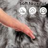 PowerKing Plush Novelty Animal Hat, 3-in-1 Faux Fur Hood Winter Warmer Cap and Stylish Full Animal Hat (Grey Husky) view 3